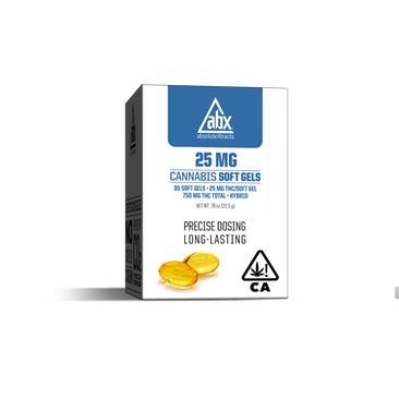 ABX - Soft Gels 25MG THC (30 Capsules)