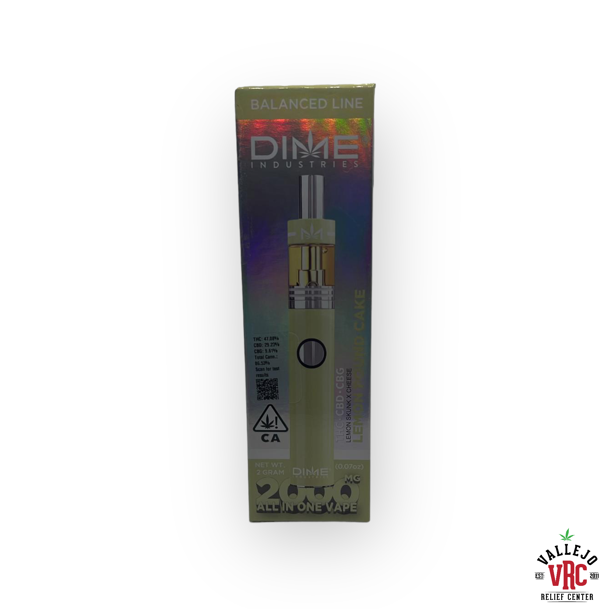 Lemon Pound Cake 2G Disposable