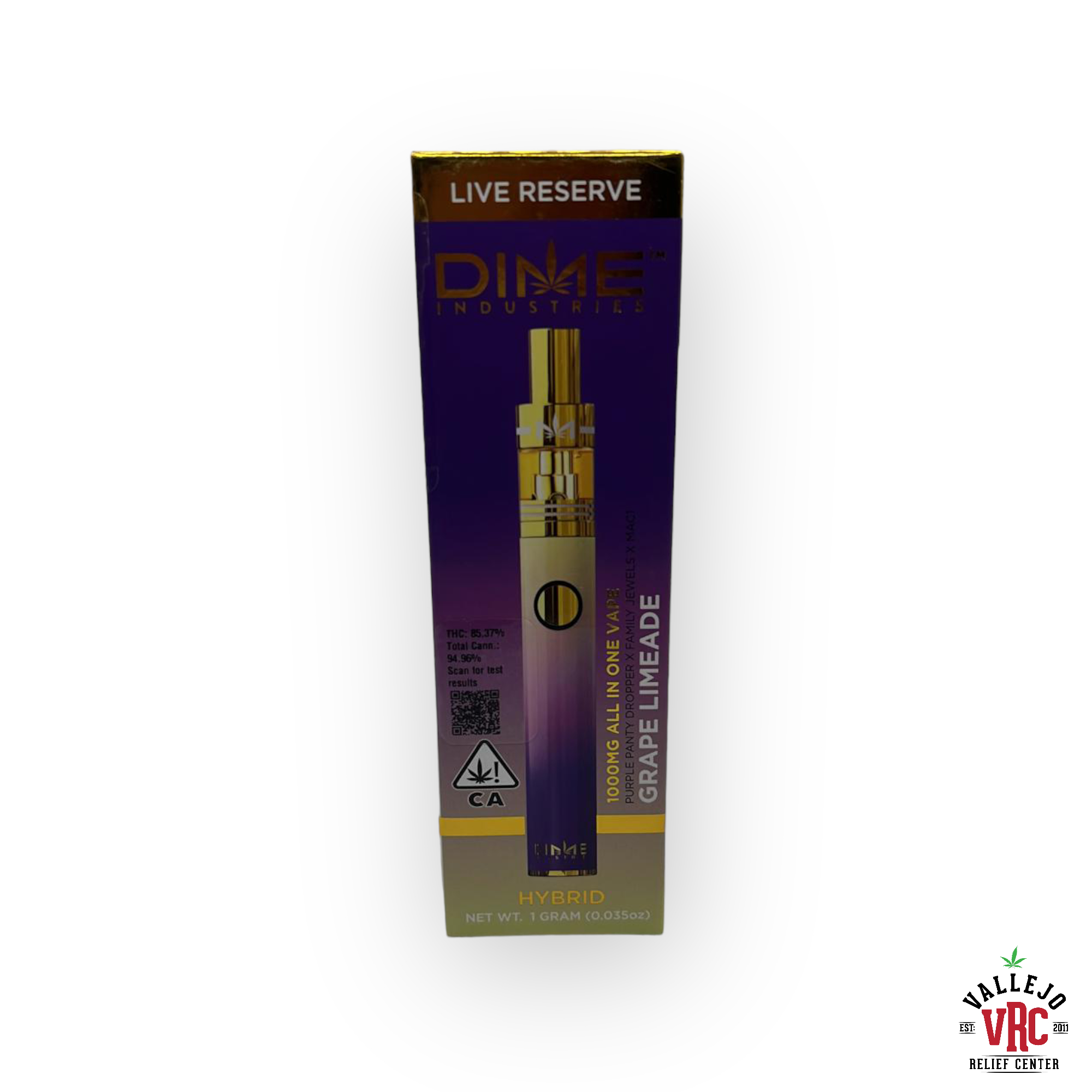 Live-grape Limeade 1G Disposable