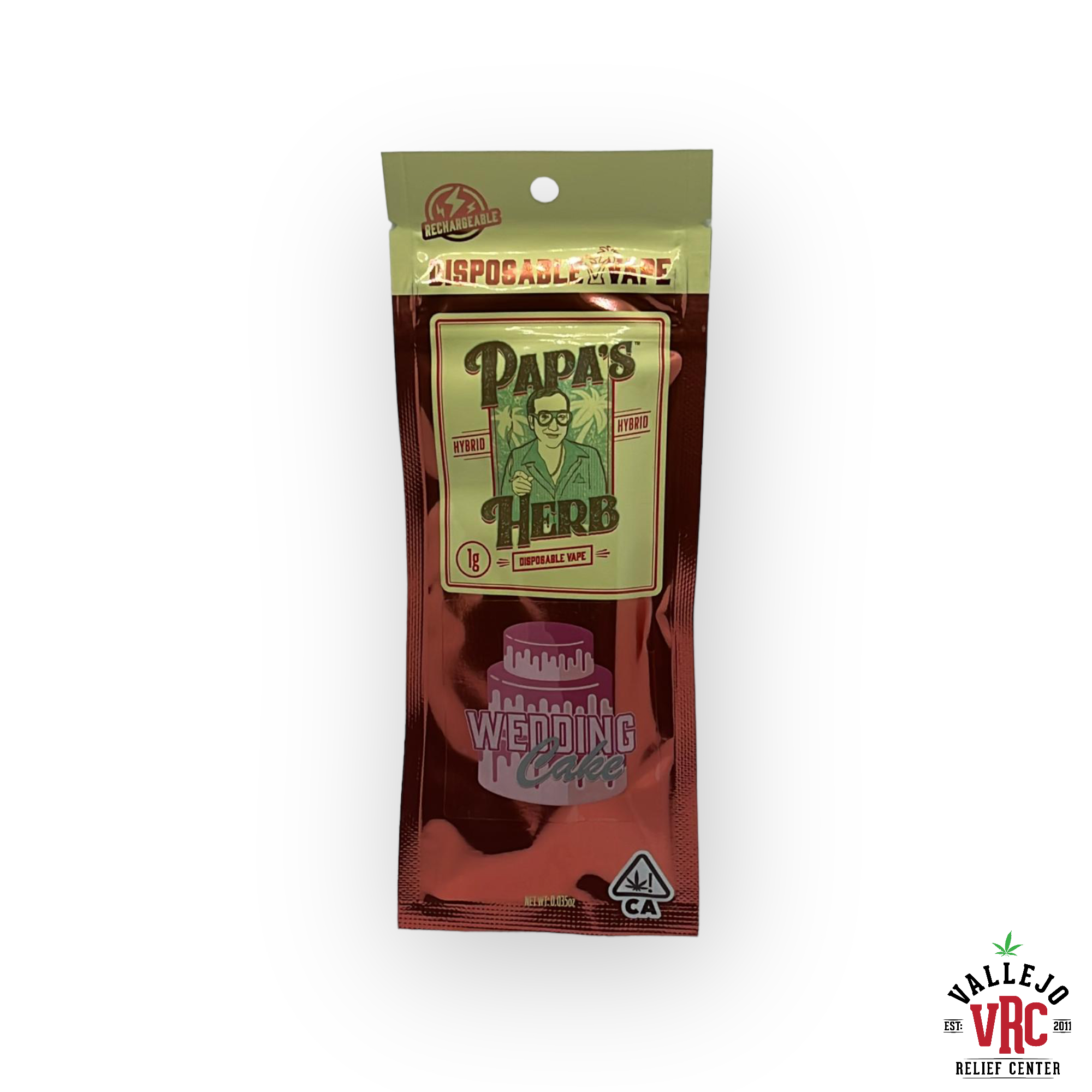 Wedding Cake 1G Disposable